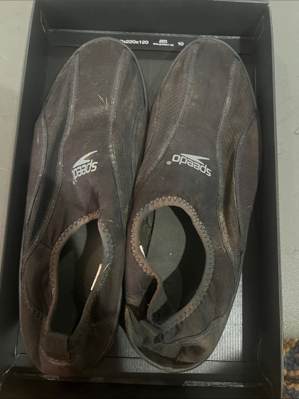 Speedo Men’s Black Water Slip-On Shoes